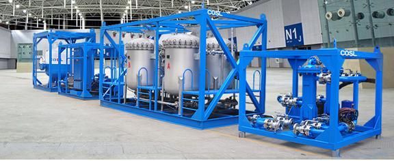 中海油酸化作业过滤系统试车成功
